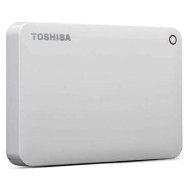 Imagem de HD Externo Portátil Toshiba Canvio Advance 2TB Branco USB 3.0 - HDTC920XW3AA