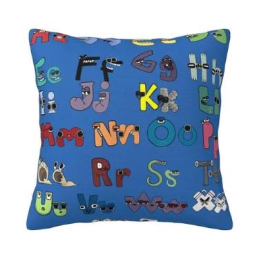 Imagem de Capa De Almofada Quadrada Com Zíper Para Decoração De Sala De Estar - 