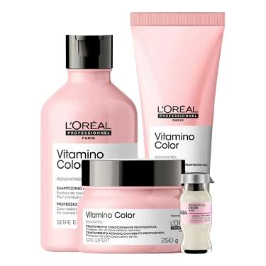 Imagem de Kit Vit Color Shampoo + Condicionador + Mascara + Ampola