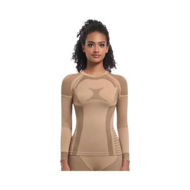 Imagem de Camisas De Yoga Femininas De Manga Longa Para Inverno, Fitness, Corrid