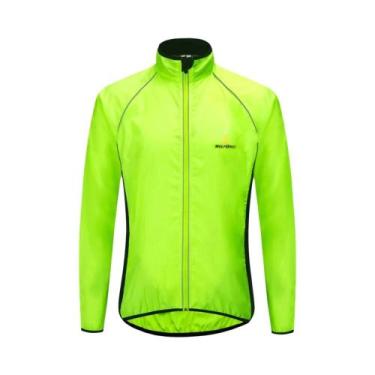 Imagem de Jaqueta De Ciclismo Masculina À Prova De Vento E Água, Refletiva, Mang