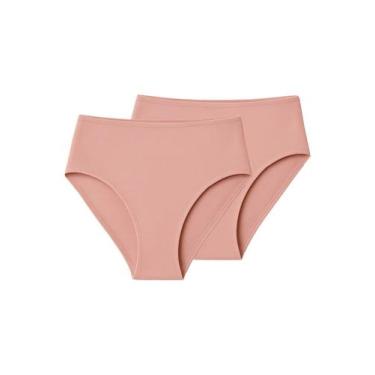 Imagem de Kit com 2 Calcinhas Alta Liz 50231, Bege, M