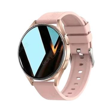 Imagem de Relógio Inteligente Feminino Com Chamada Bluetooth, Esportivo, À Prova