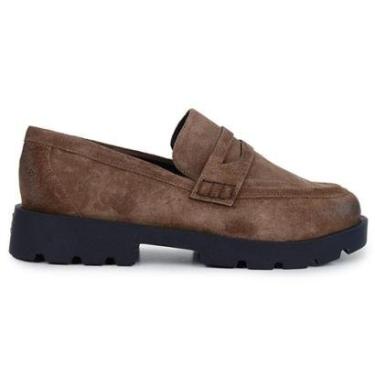 Imagem de Mocassim Feminino Cecconello Couro Marrom Rust - 2374014-Feminino