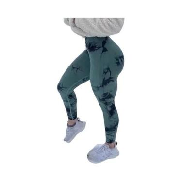 Imagem de Leggings de Ginástica Feminina - Cintura Alta, Sem Costura, Push Up e 