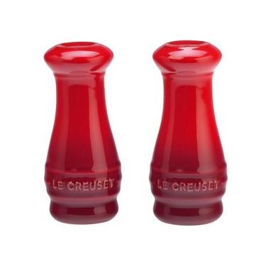 Imagem de CONJUNTO SALEIRO E PIMENTEIRO LE CREUSET 110ML EM CERÂMICA VERMELHO 70810120600000
