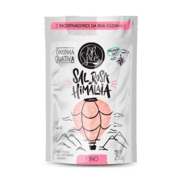 Imagem de Sal Rosa Do Himalaia Iodado Fino Br Spices Sachê 250g