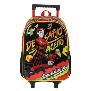 Imagem de Mochila De Rodinhas Escolar Infantil Desenho Enaldinho - Up4you, Verme