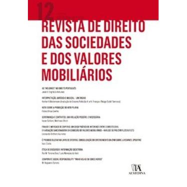 Imagem de Revista de direito das sociedades e dos valores mobiliários - ALMEDINA