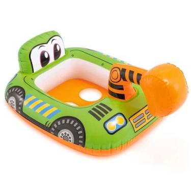 Imagem de Boia Bote Inflável De Carro Verde 59586 86x58cm - Intex, Verde