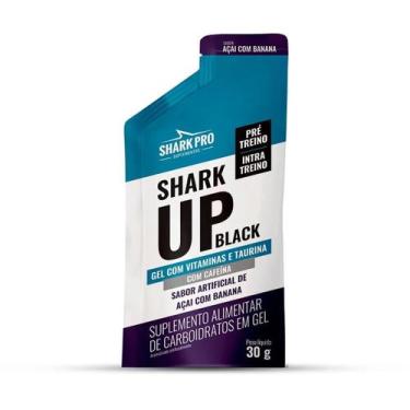 Imagem de Shark Up Black Gel - 1 Sachê 30g Açaí com Banana - Shark Pro - Shark P