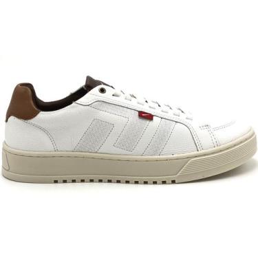 Imagem de Sapatênis Masculino City Couro Ferracini 9131-694, Branco, 41