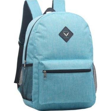 Imagem de Mochila Escolar Juvenil Adulto Masculina Básica Yepp MM9148, Azul