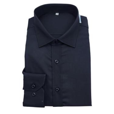 Imagem de Camisa Masculina Social QiLin Fio de Bambu com Elastano Não Amassa QiL