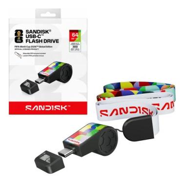 Imagem de Pen Drive 64gb USB C Copa do Mundo Fifa 2026 SDCZIA-064G-G46 Sandisk