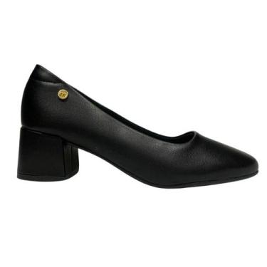 Imagem de Sapato moleca salto bloco ref:5822.100 feminino, Preto, 35