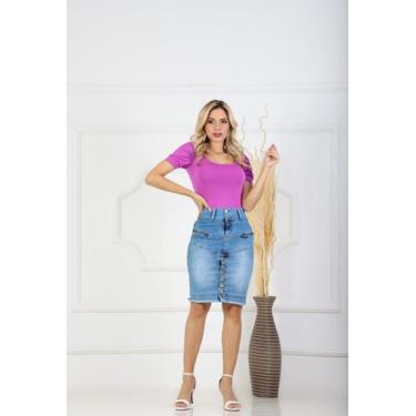 Imagem de Saia jeans MIDI - Arte 7, 40