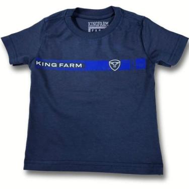 Imagem de Camiseta Country Infantil Texas Masculino Original King Farm, Azul, Ma