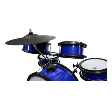Imagem de Bateria Infantil Luen Star Kids Azul com chimbal