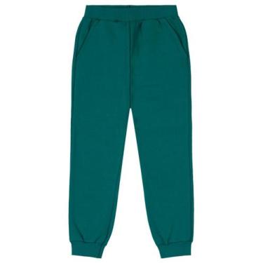 Imagem de Calça Infantil Jogger Menino Brandili, Verde, 2