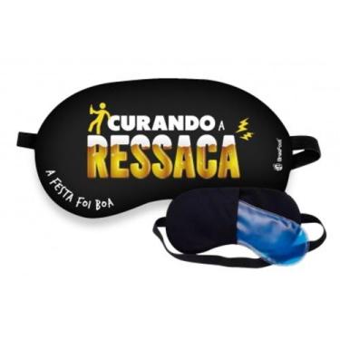 Imagem de Máscara Para Dormir Térmica Com Gel  Quente/Fria Alivia Dor de Cabeça,