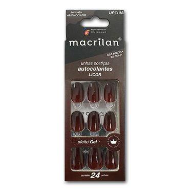 Imagem de Unhas postiças amendoado colantes 24 un. macrilan, LICOR