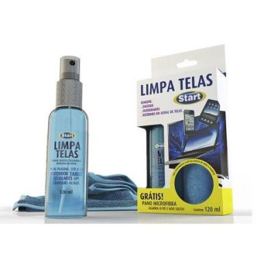 Imagem de Limpador para tela Start 120ml pano microfibra - Start Química