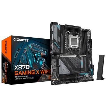 Imagem de Placa Mãe Gigabyte X870 Gaming X Wi-Fi 7 com DDR5 e Pcie 5.0 RGB Bluetooth 5.2