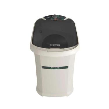 Imagem de Tanquinho Colormaq 6kg Branco: Lavadora Semi Automática com Timer e 5 