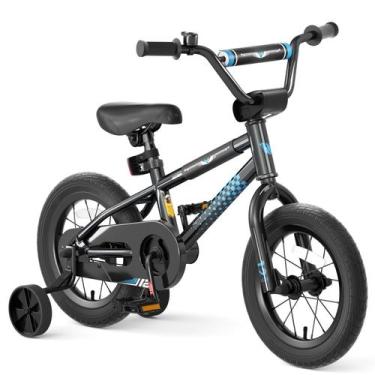 Imagem de Bicicleta Infantil 67i de 12 Polegadas para Meninos com Rodinhas de Ap