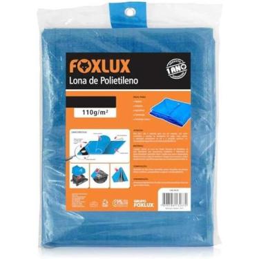 Imagem de Lona Polietileno Azul 5m x 5m 150 Micras Famastil