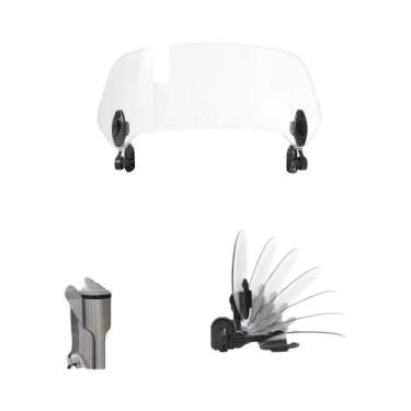 Imagem de Extensor De Para-brisa Universal Ajustável Para Motocicletas, Defletor