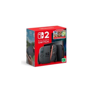 Imagem de Console Nintendo Switch 2 Bundle Escolha Seu Jogo, 256GB, Preto Azul e