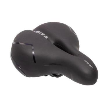 Imagem de Selim GTA comfort gel tech com elastômeros e refletor