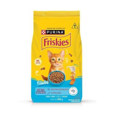 Imagem de Ração Gato Friskies Filhotes Frango Leite e Cenoura 850g