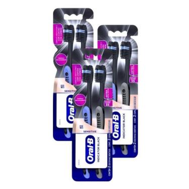 Imagem de Kit 3 unidades Escova Dental Indicator Black C/2 - Oral-B