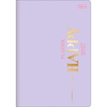 Imagem de Agenda Planner Grampeado 17,8 x 25,4 cm Happy 90G 2027 Tilibra