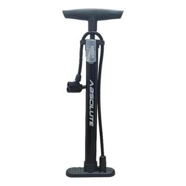 Imagem de Bomba de Chão Ar Manual 120 PSI 40cm Bicicleta Válvula Presta e Schrad