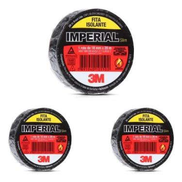 Imagem de 3M Imperial Fita Isolante 18mmx20m kit 3 unidades - Congratulations St