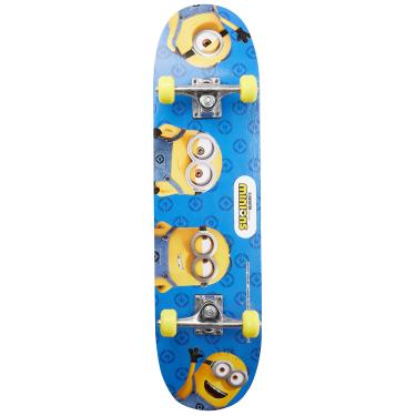 Imagem de RicBrinc Skateboard Minions Grupo Azul - Maple 80cm X 20cm - Azul - Iniciante