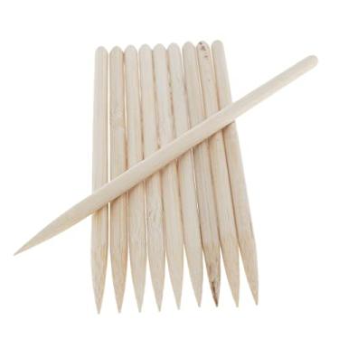 Imagem de Newmind 10 peças de caneta de madeira para raspar notas artísticas, caneta Stylus de madeira para desenho e artesanato