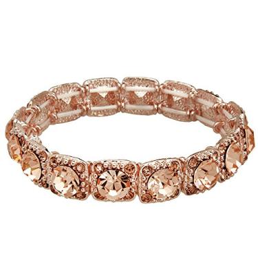 Imagem de Pulseira de casamento com cristal elástico Falari, caixa de presente incluída