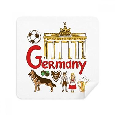 Imagem de Germary National Symbol Landmark Glasses Pano Limpador de tela Tecido de Camurça Pacote com 2