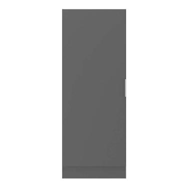 Imagem de Armário Multiuso Lavanderia Com 1 Porta Multimóveis Preto