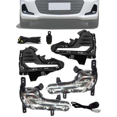 Imagem de Kit Led Drl Chevrolet Onix Hatch E Sedan Plus