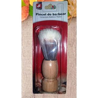 Imagem de 20 Pincéis De Barbear Cabo Madeira Pincél Barba Artesanato Revenda