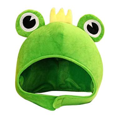 Imagem de Sapo de Pelúcia Chapéu Chapelaria Novidade Party Dress Up Cosplay Foto Adereços Suprimentos