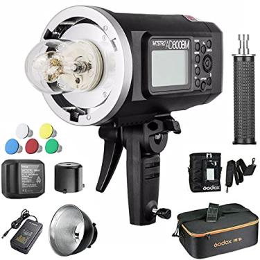 Imagem de Godox AD600BM Flash Outdoor Flash Strobe Light Bowens Mount 600Ws GN87 HSS 2.4G Wireless X System, Bateria 8700mAh, Bolsa de Transporte W/Godox CB-09 e Bolsa Flash Portátil Godox PB-600