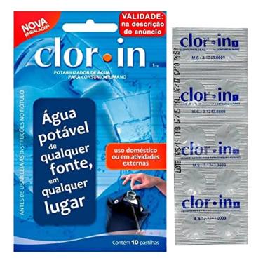 Imagem de Purificador de Água Clorin 1mg Envelope com 10 pastilhas
