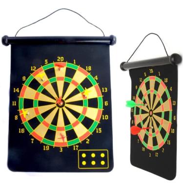 Imagem de Jogo De Dardos Magnético 46x35cm Alvo Profissional 4 Dardos